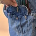 Vintage Lee denim flannel southwestern vest