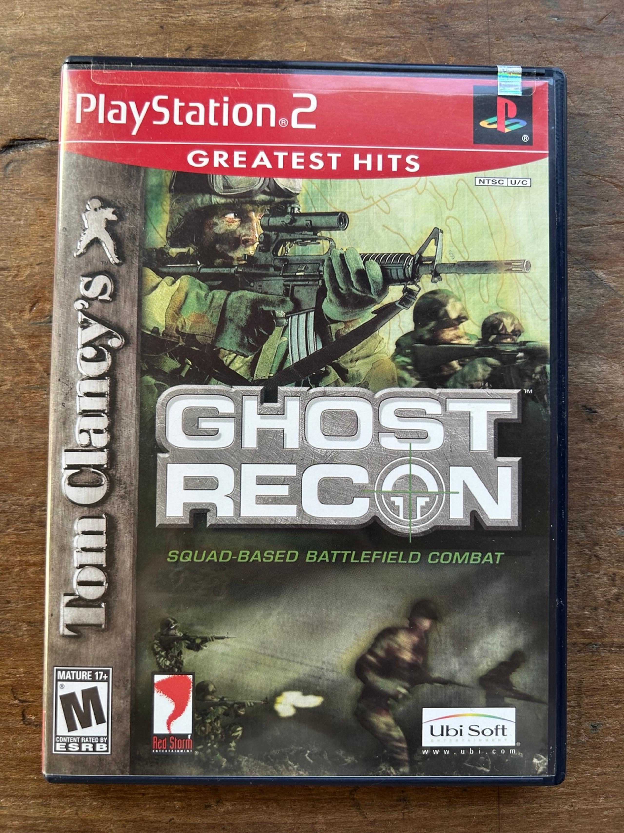 Tom Clancy's Ghost Recon (Sony PlayStation 2, 2002)  PS2 Game Complete w/ Manual