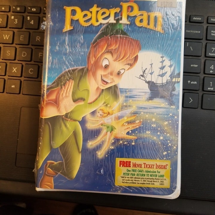 Peter Pan Special Edition VHS Tape-Sealed