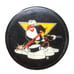 1990-91 Pittsburgh Penguins Prototype Animated Official Game Puck General Tire