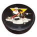 1990-91 Pittsburgh Penguins Prototype Animated Official Game Puck General Tire