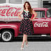 Unique Vintage Coca Cola Retro Midi Dress Fit & Flare Limited Edition Plus Size