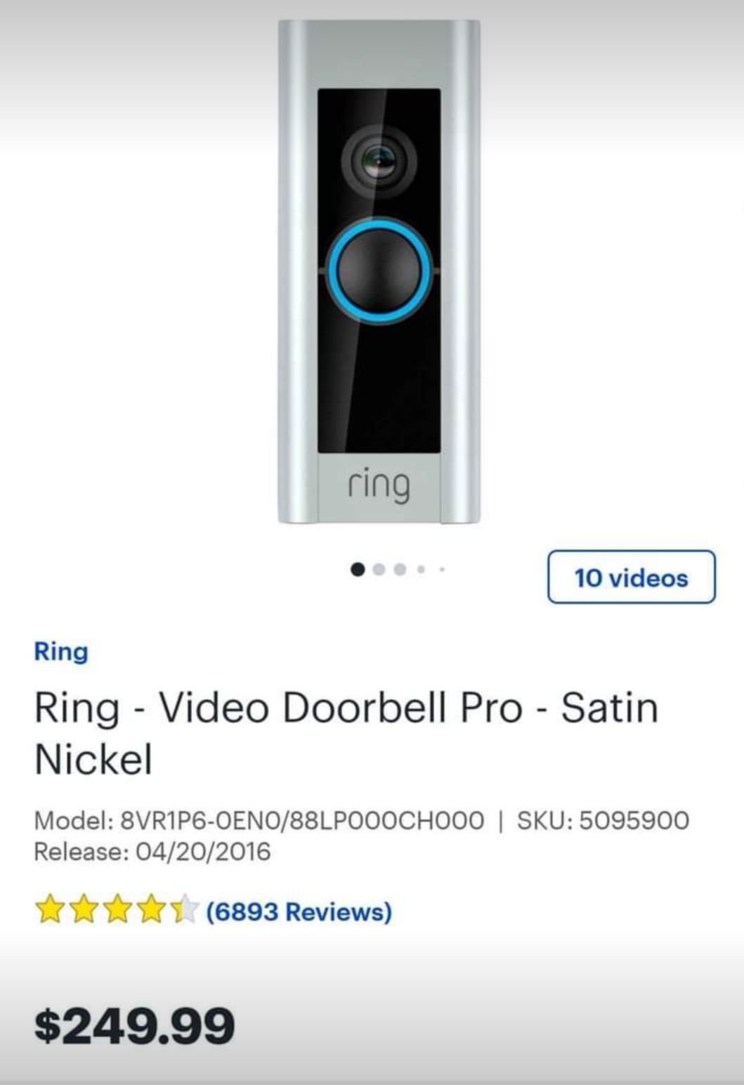 Ring Video Doorbell Pro