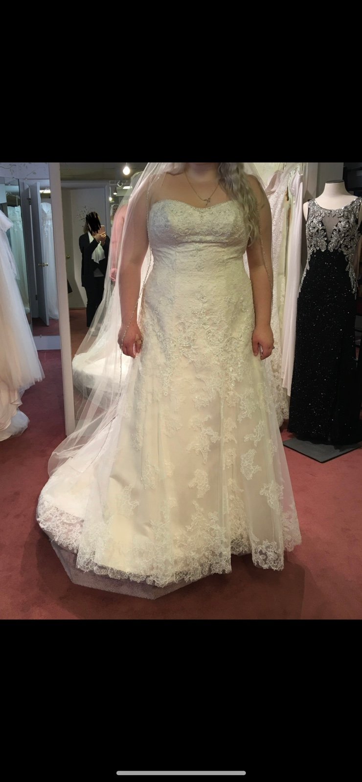 Casablanca wedding dress size 20