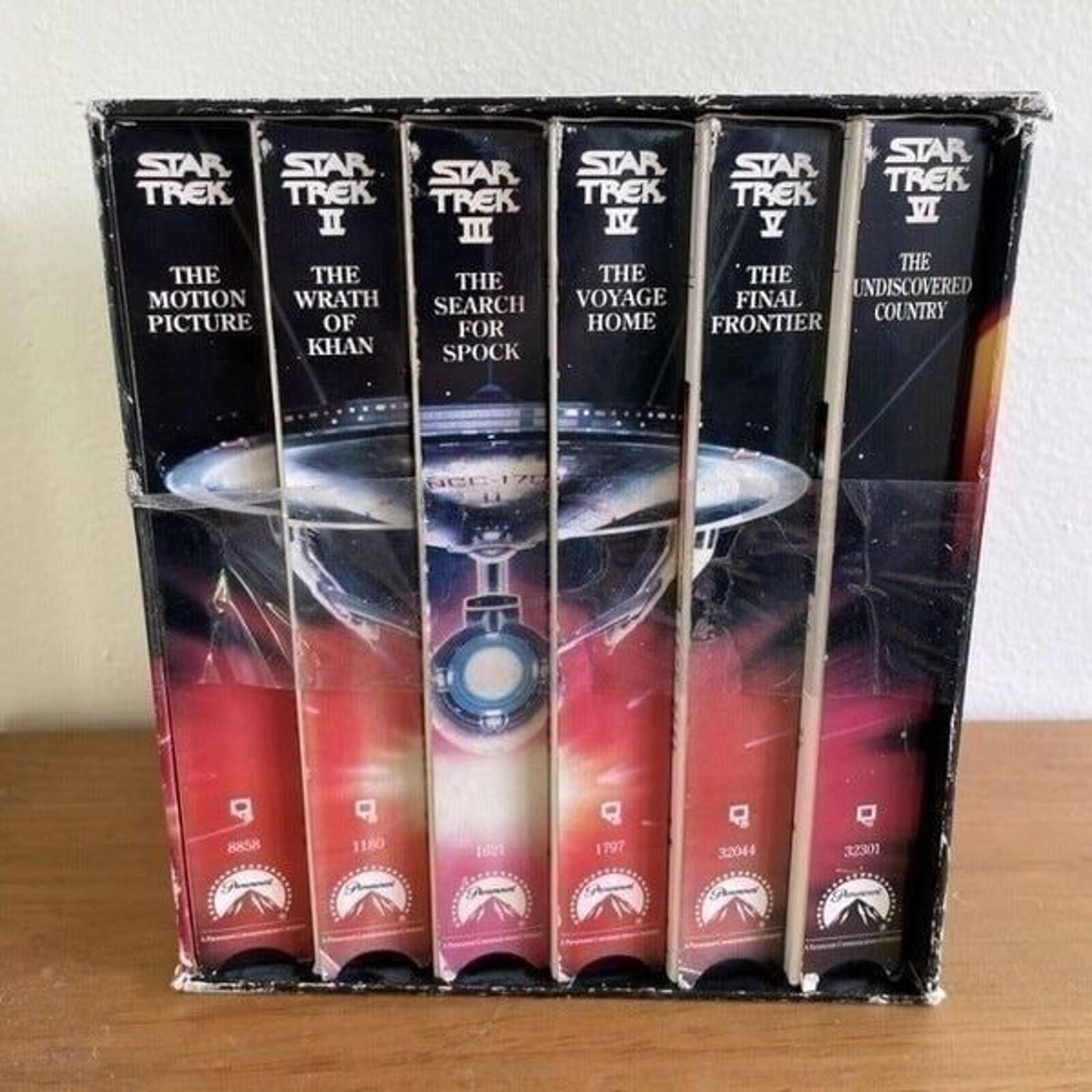 VHS Box Set (5 Tapes): Star Trek The Movies 25th Anniversary Collector's Set