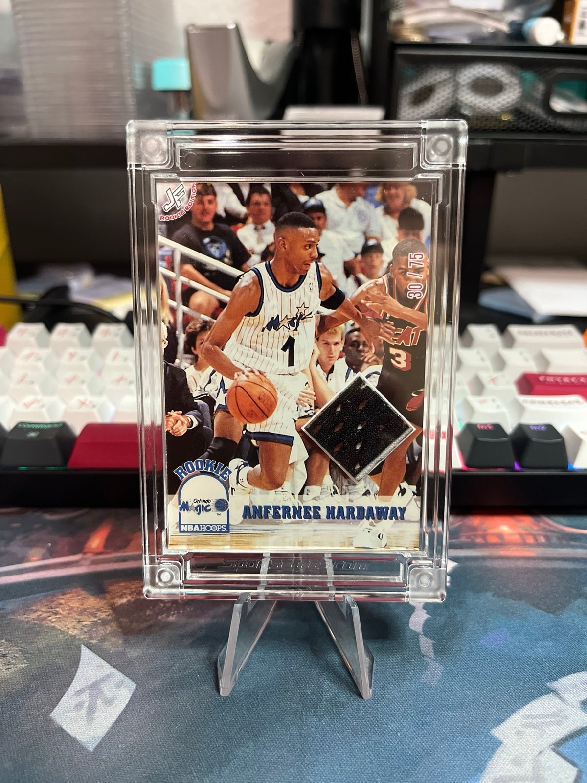 Andernee Hardaway Jersey Fusion Rookie Card 30/75