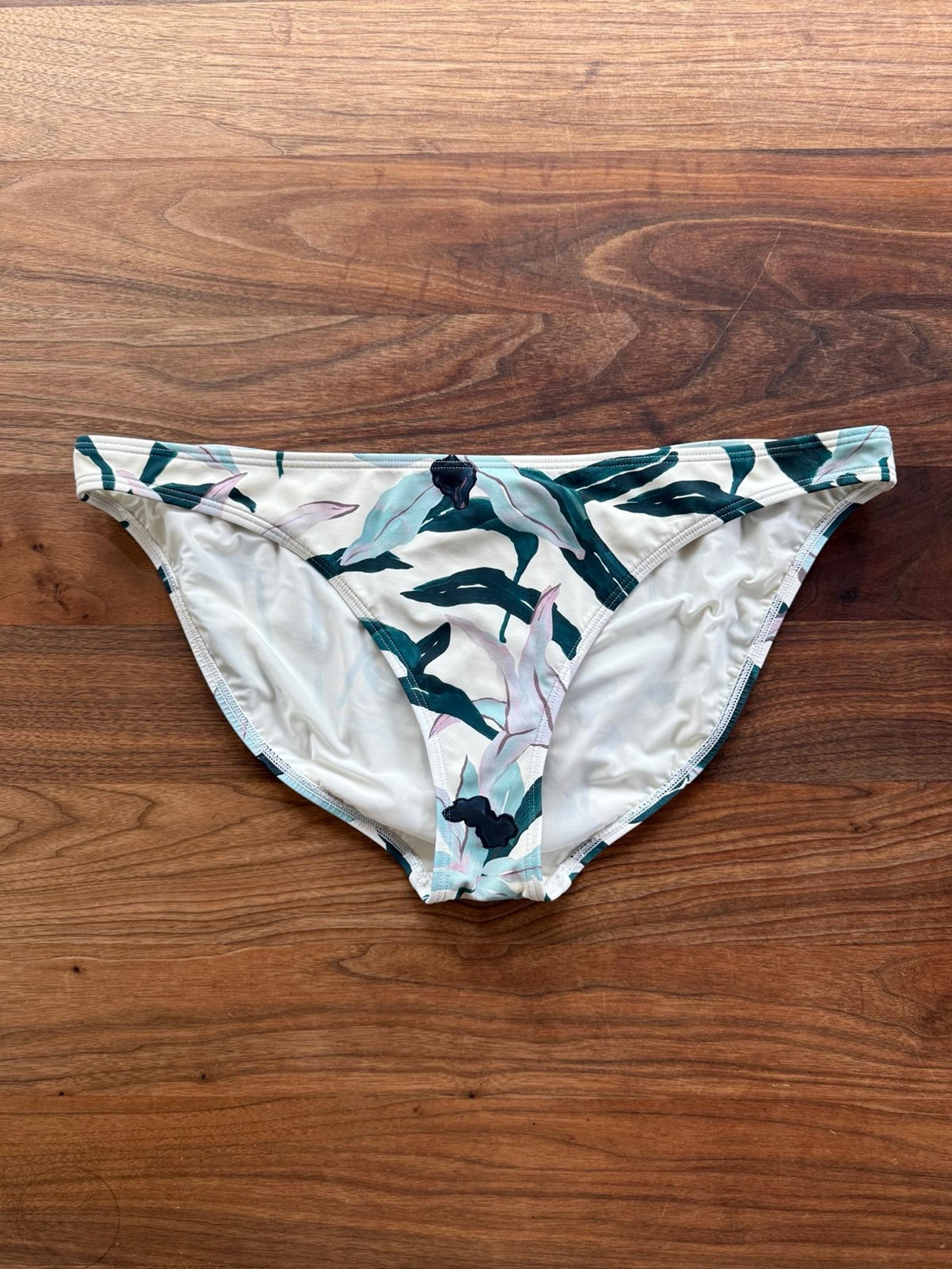 Tory Burch Floral Flower Printed Bikini Bottoms Women's Size XL