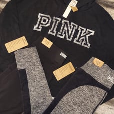 VS PINK Hoodie+Leggings+Joggers bundle NWT