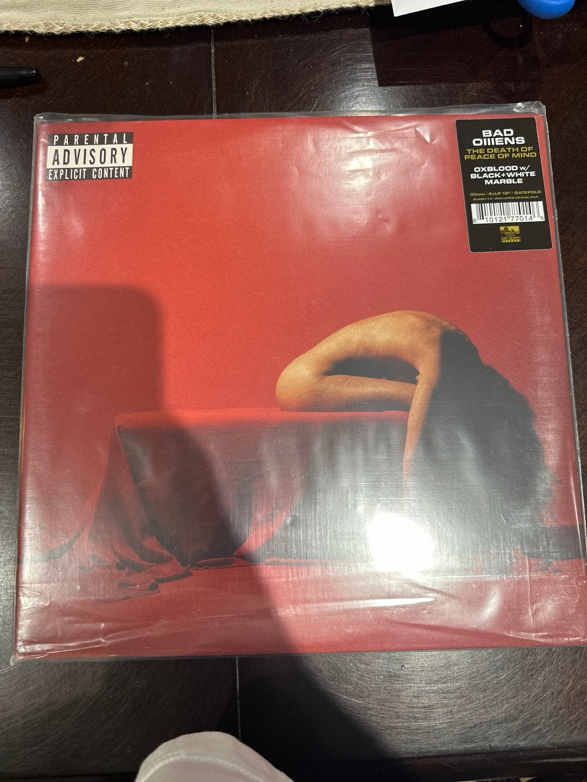 Bad Omens - The Death Of Peace And Mind Vinyl 2LP - Oxblood w/ Black+White - NEW