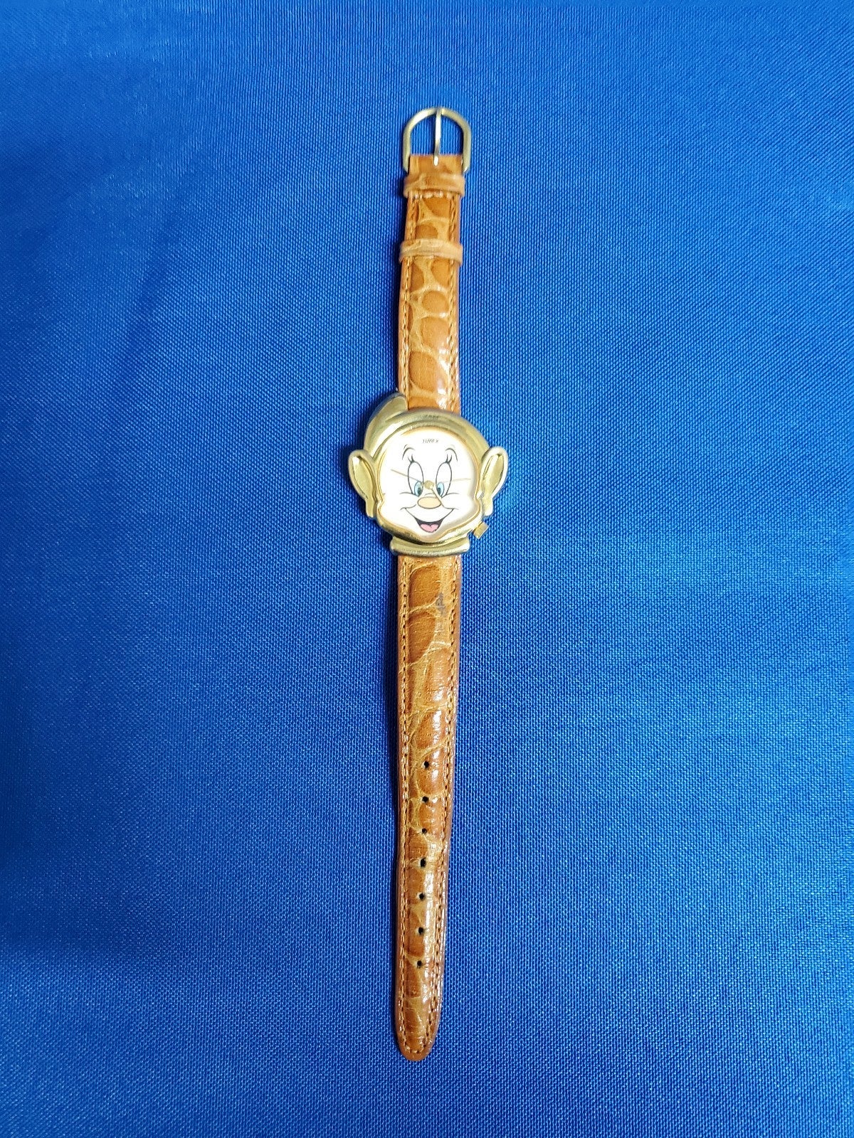 Vintage Timex Disney Dopey Wrist Watch Snow White. Working