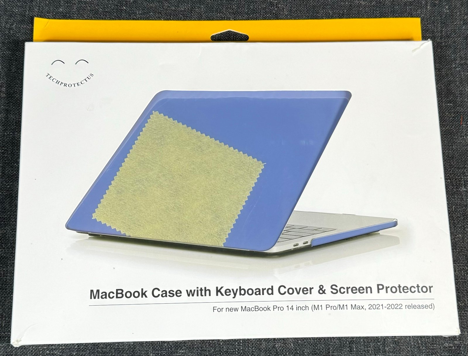 TechProtectus Macbook Pro14cCase w/ Keyboard Cover&Screen Protector SerenityBlue