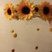 Hand made floral musical baby mobile