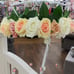 Hand made floral musical baby mobile