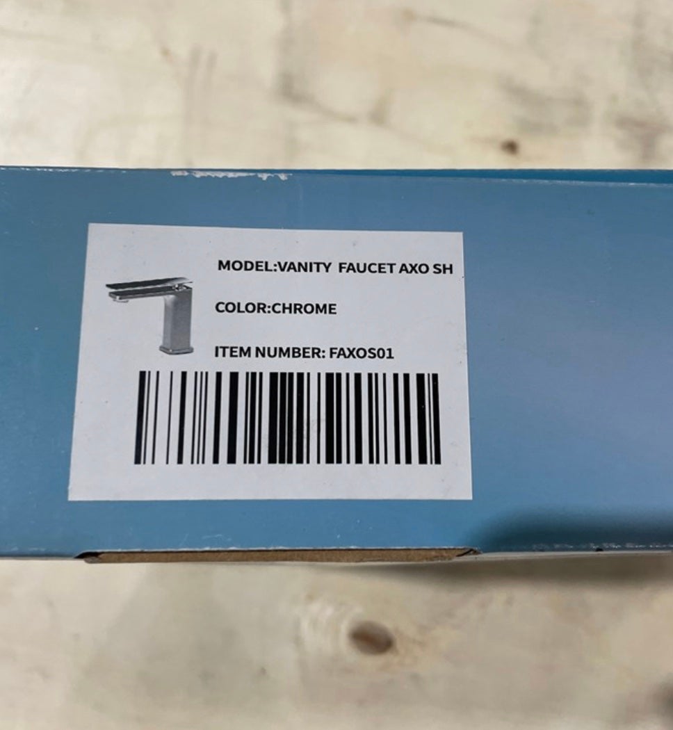 Chrome bathroom faucet aqua moon brand