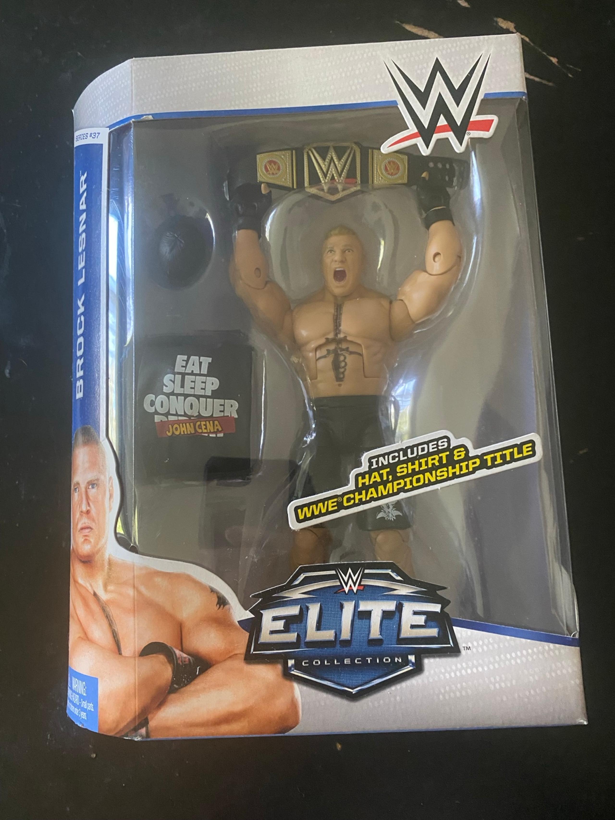 WWE Brock Lesnar Elite Series 37 Summerslam 2014 Conquer John Cena Shirt & Belt