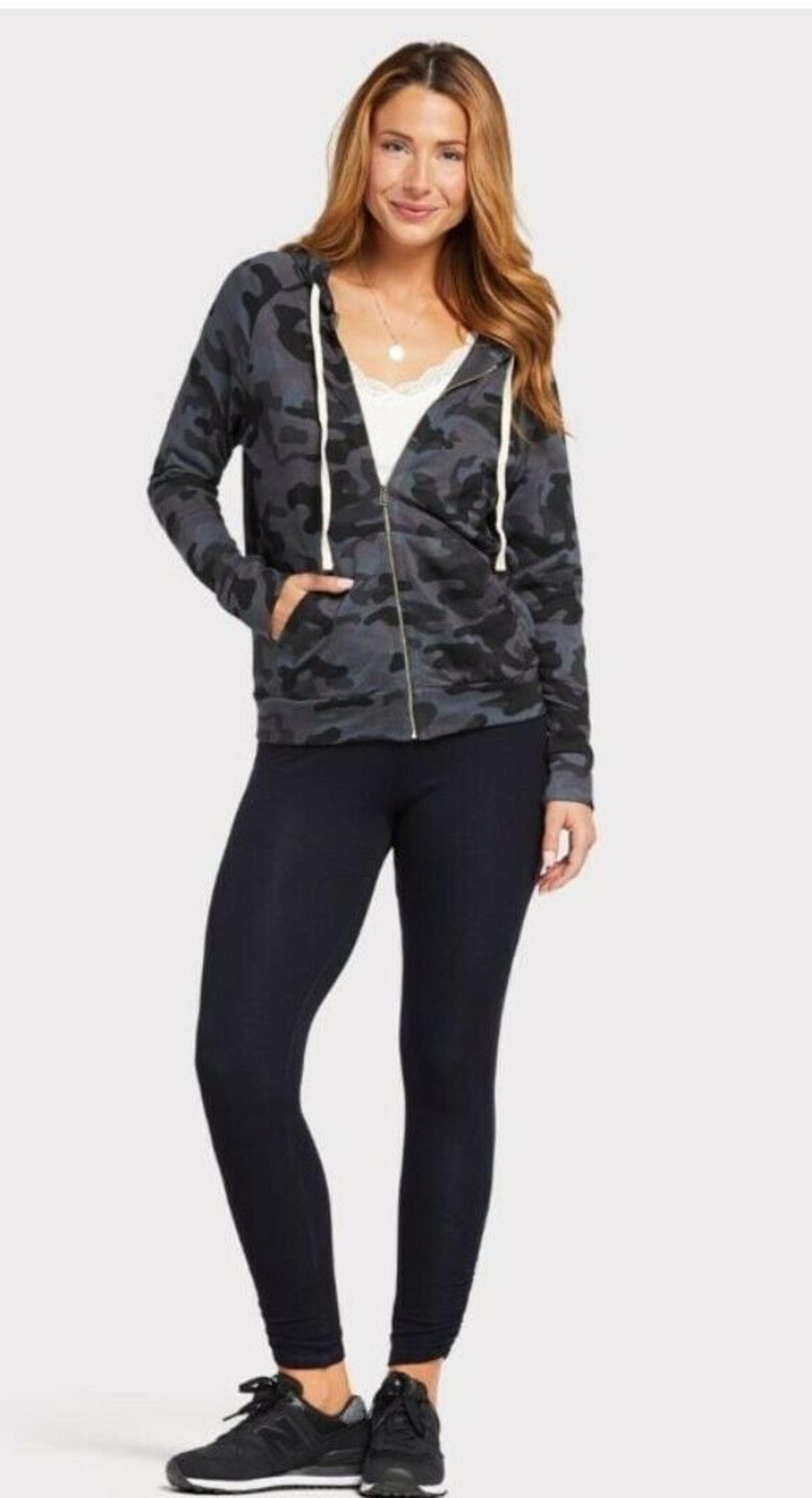Sundry Camo Full Zip Hoodie 2/M