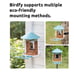 Birdfy Smart Bird Feeder with Camera for Bird Feeding and Watching - 1.5 lb Blue