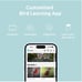 Birdfy Smart Bird Feeder with Camera for Bird Feeding and Watching - 1.5 lb Blue