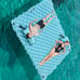 114'' x 72'' Giant Inflatable Floating Mat for Lake Pool Boating Beach