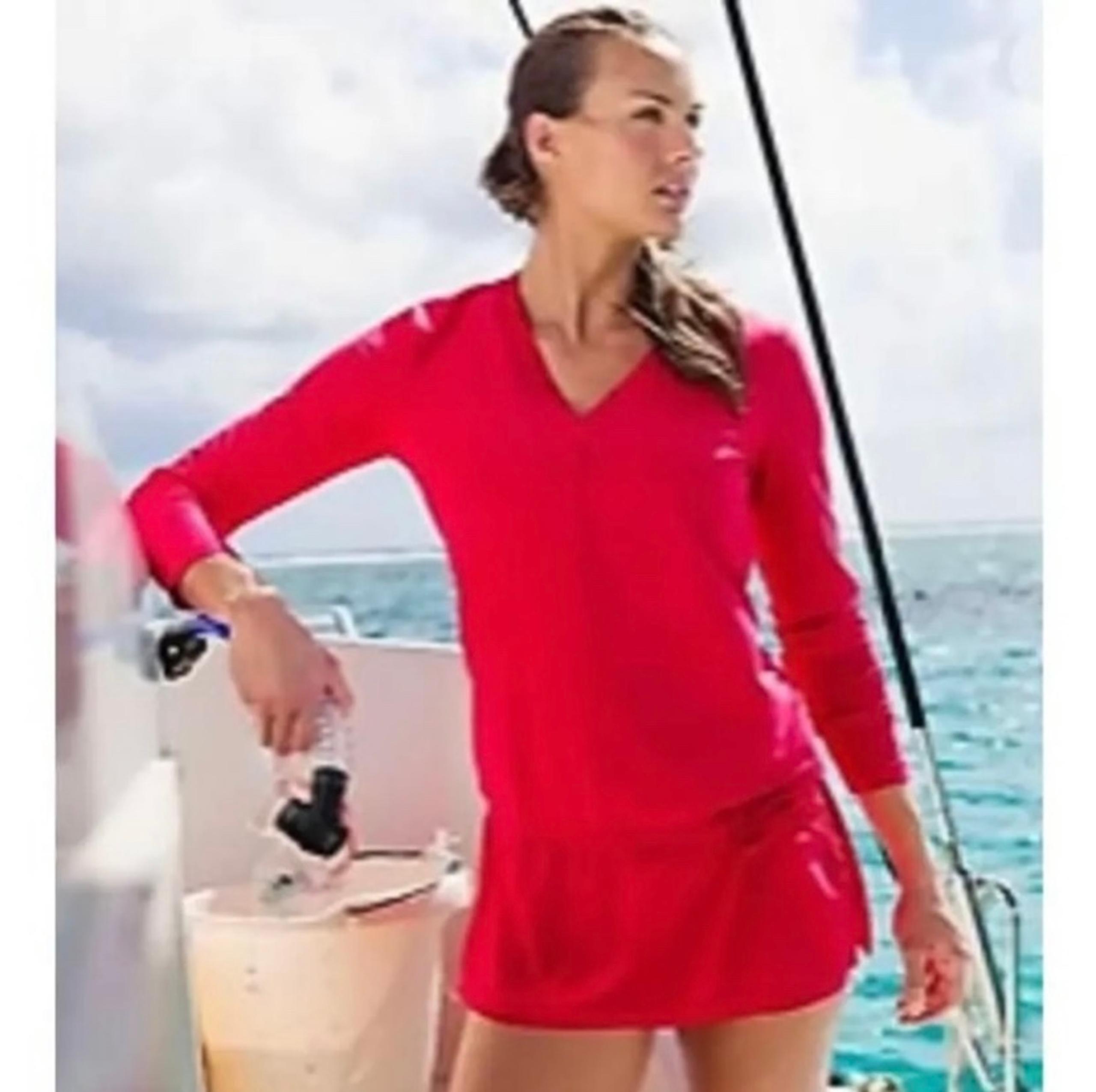 Athleta Swim Grenada Wick It Bathing Suit CoverUp Size Small Pink 581751 Cinch