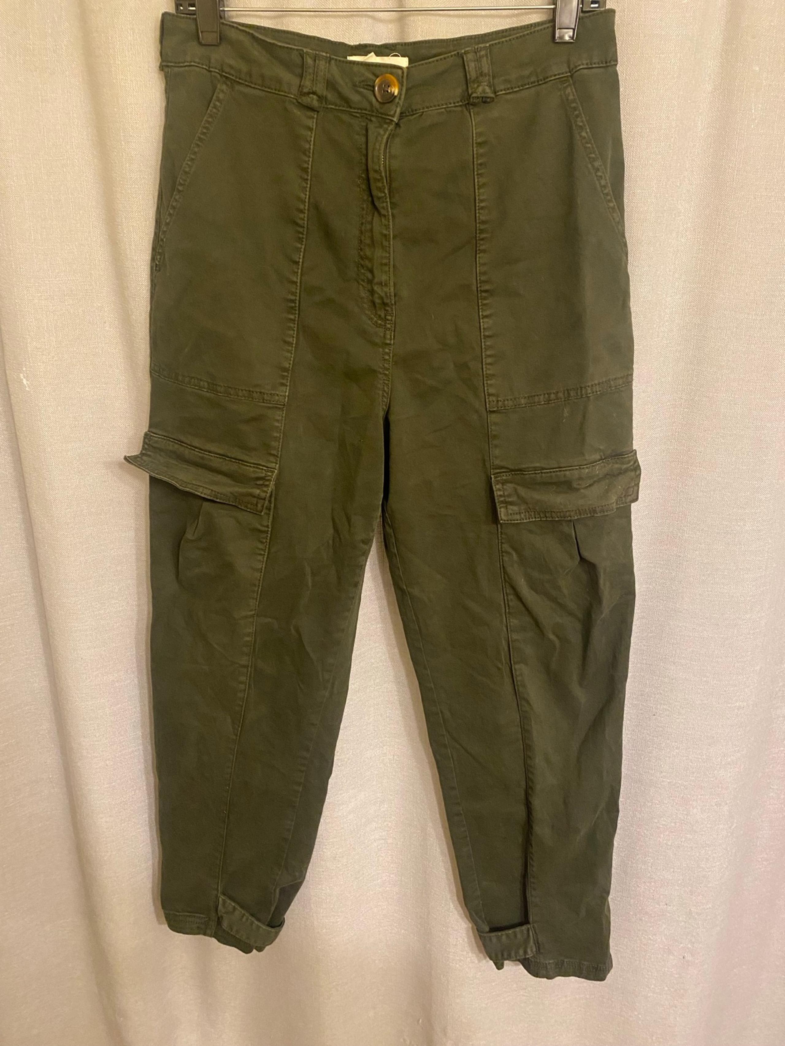 Dark Green Woman’s Utility Pants