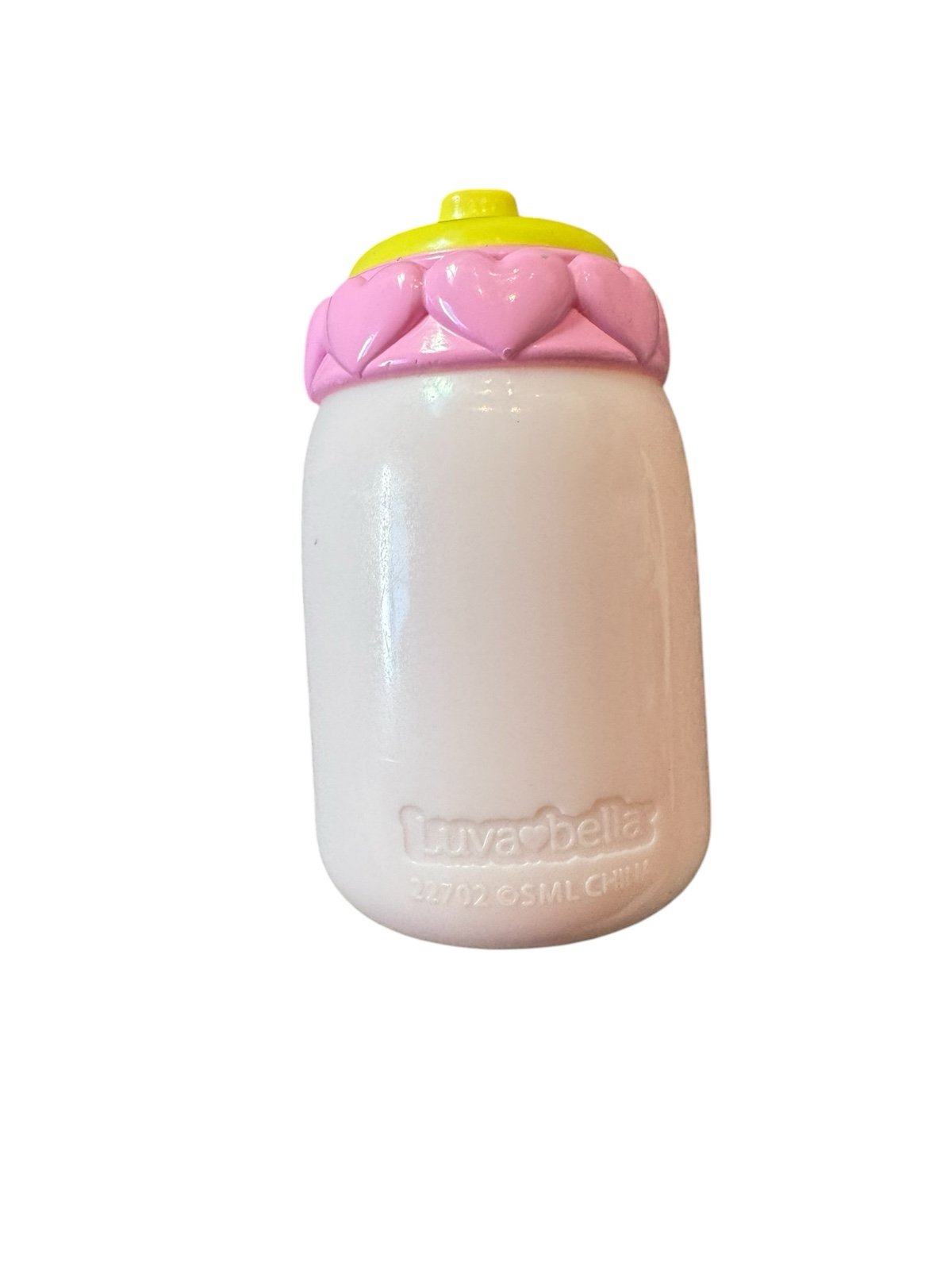 Luvabella Newborn Baby Doll Replacement Milk Bottle Pink Yellow Toy