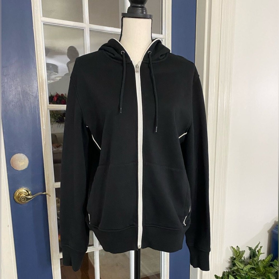Michael Kors hooded zip front jacket Size Medium