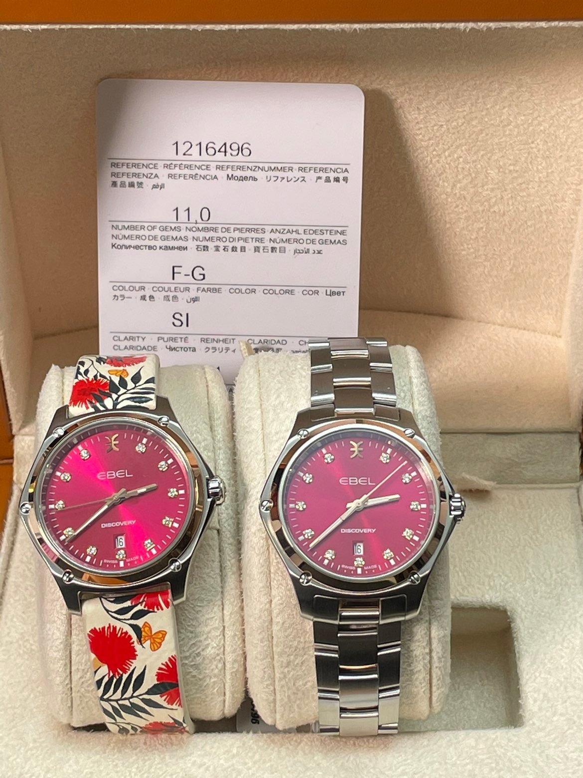Ebel watch with 18Kgold & 11 real diamonds