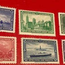 Vintage new york Stamps