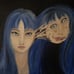 Oil painting of girl