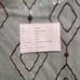 100% Linen Embroidered Drape (50 W x 108 L)