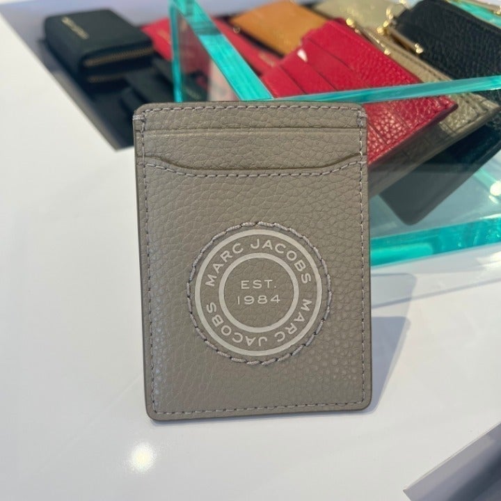 MARC JACOBS CARD CASE PASS CASE REGULAR INSERT MEN'S LEATHER LEATHER MONEY CLIP