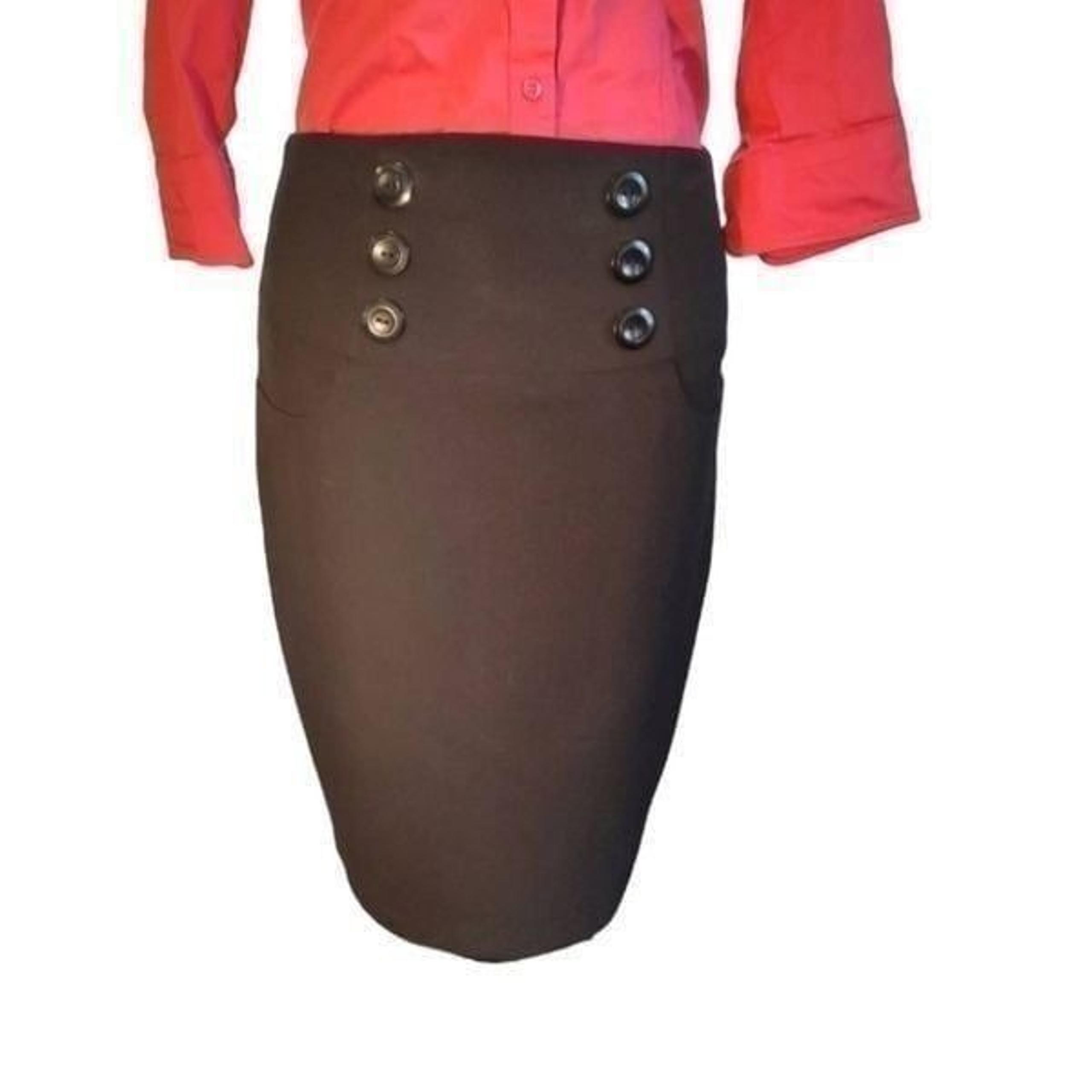 BCX Black Pencil Skirt Size 3 NWOT