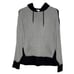 La Ligne XS New York Gray Black Hoodie Sweatshirt Drawstring Soft