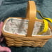 Hand made woven basket
