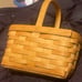 Hand made woven basket