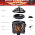 Wax Melt Warmer,4-in-1 Electric Wax Melter,Oil Burner,Fireplace Wax Warmers