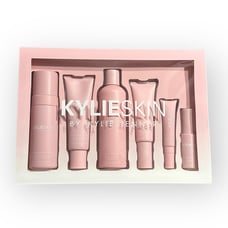Kylie Skin 6 Piece Face Care Set Full Size Wash Scrub Toner Serum Moisturizer