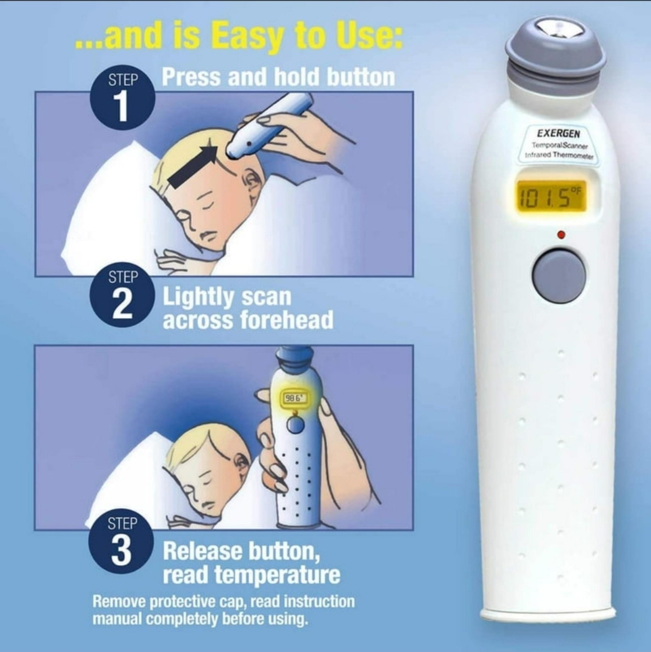 NEW Exergen Temporal Artery Forehead Thermometer