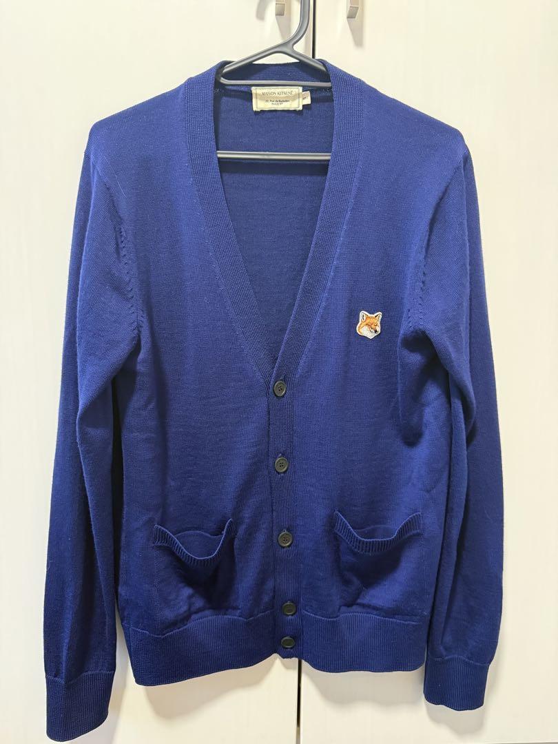 MAISON KITSUNÉ Navy Cardigan Size S