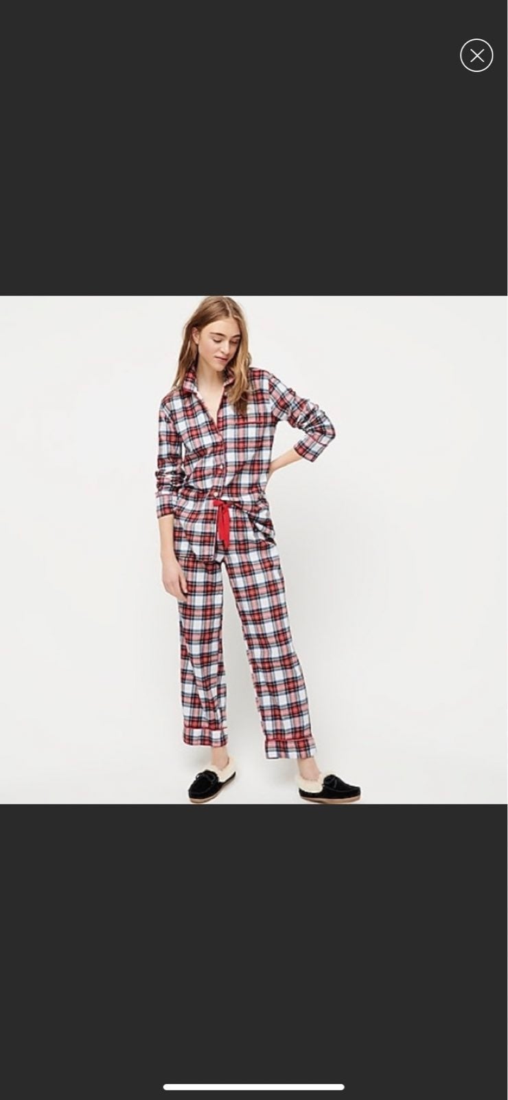 J.Crew Plaid Flannel Pajamas Set NWT
