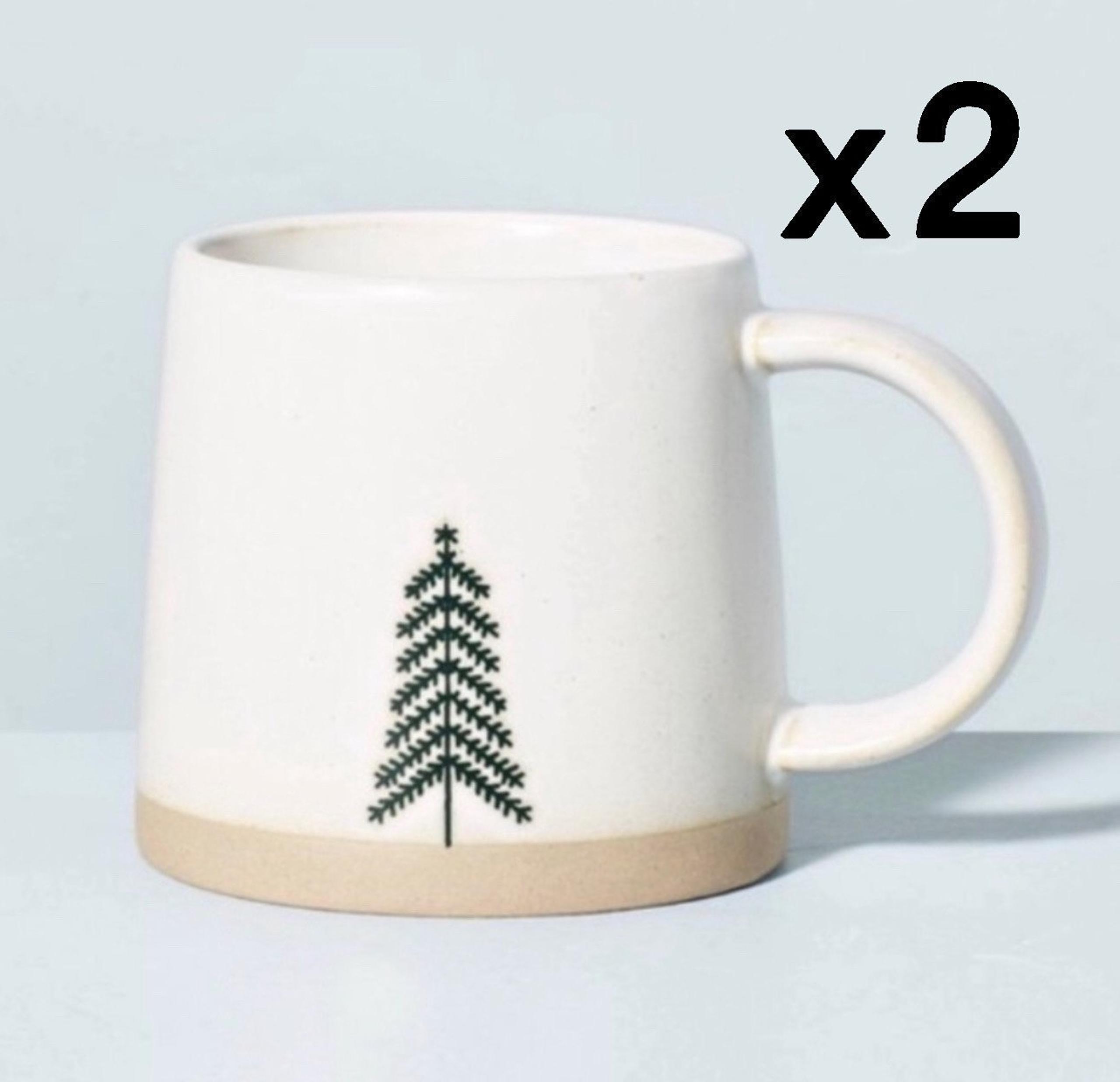 Hearth & Hand with Magnolia 11oz Winter Tree Mug (Set of 2)