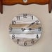 NEW Wall Clock 12 Inch Bathroom Clock, Rustic Wall Clocks Battery Operated