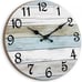 NEW Wall Clock 12 Inch Bathroom Clock, Rustic Wall Clocks Battery Operated