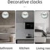 NEW Wall Clock 12 Inch Bathroom Clock, Rustic Wall Clocks Battery Operated