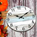 NEW Wall Clock 12 Inch Bathroom Clock, Rustic Wall Clocks Battery Operated