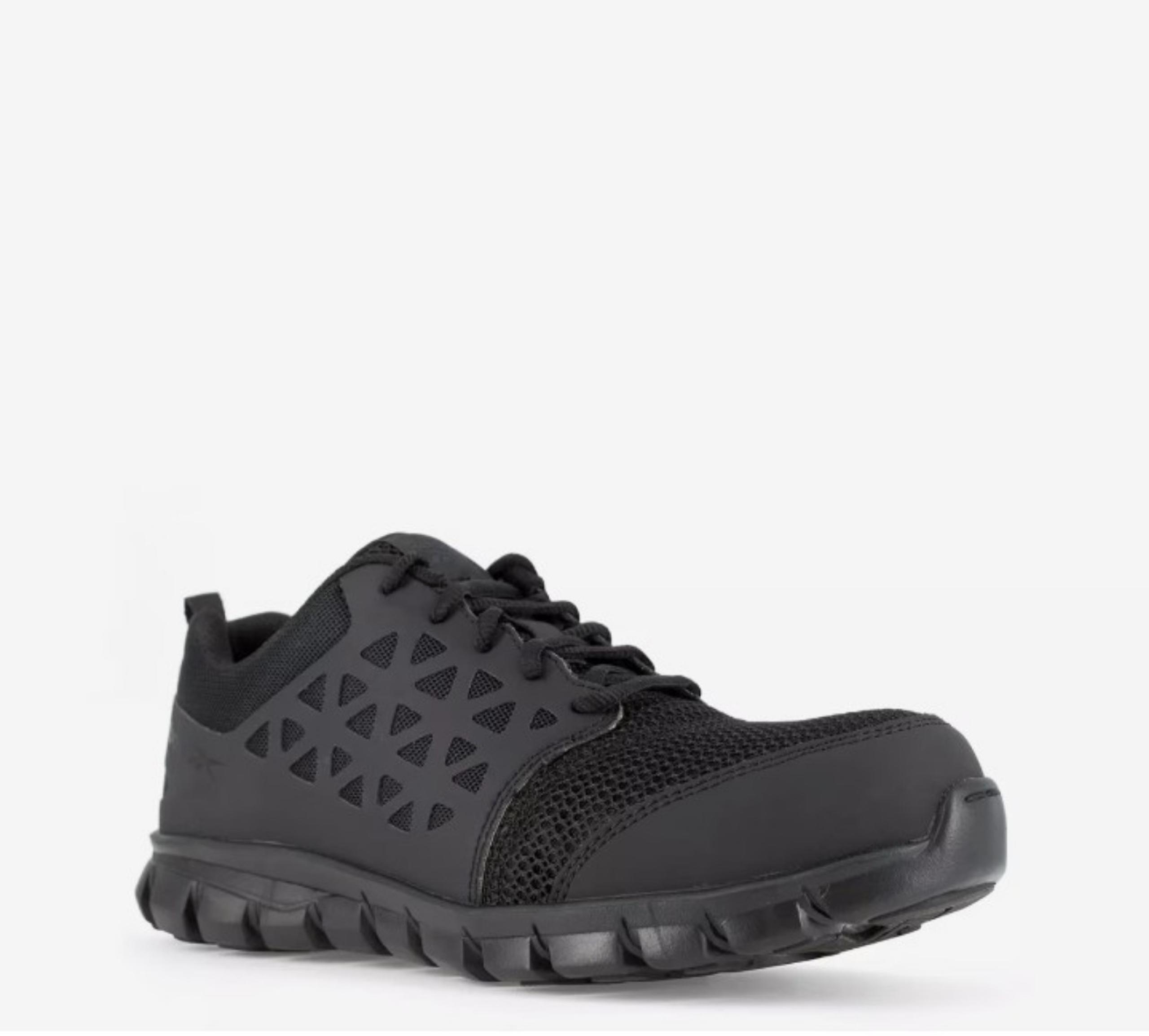 REEBOK cushioned non-slip work shoes size womens 6W/men's 8w