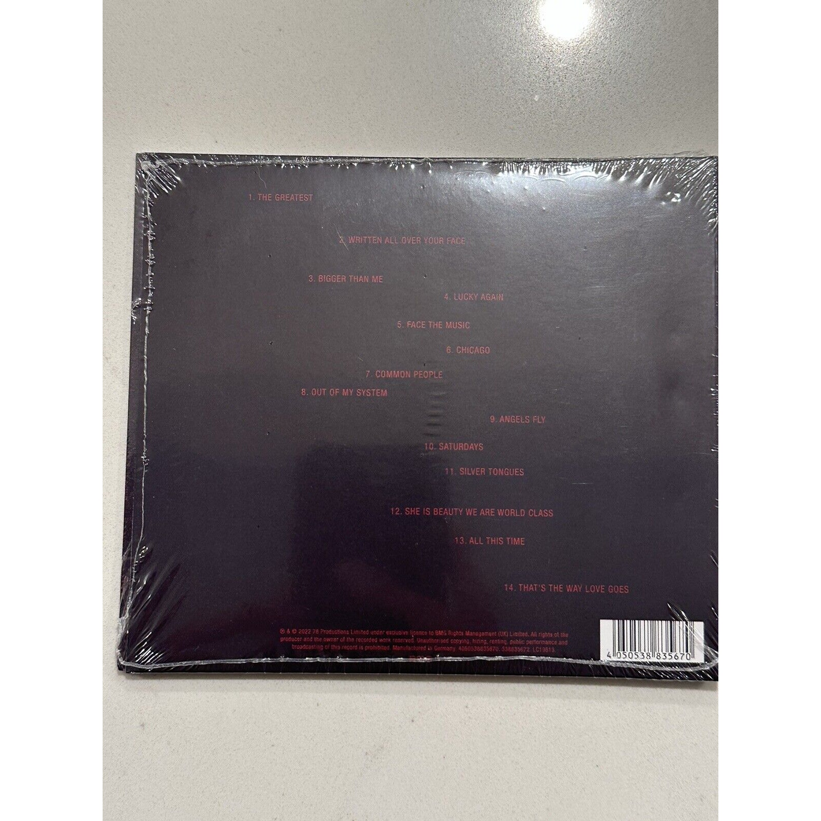 SIGNED LOUIS TOMLINSON FAITH IN THE FUTURE AUTOGRAPHED NEW CD One Direction #13 - detail