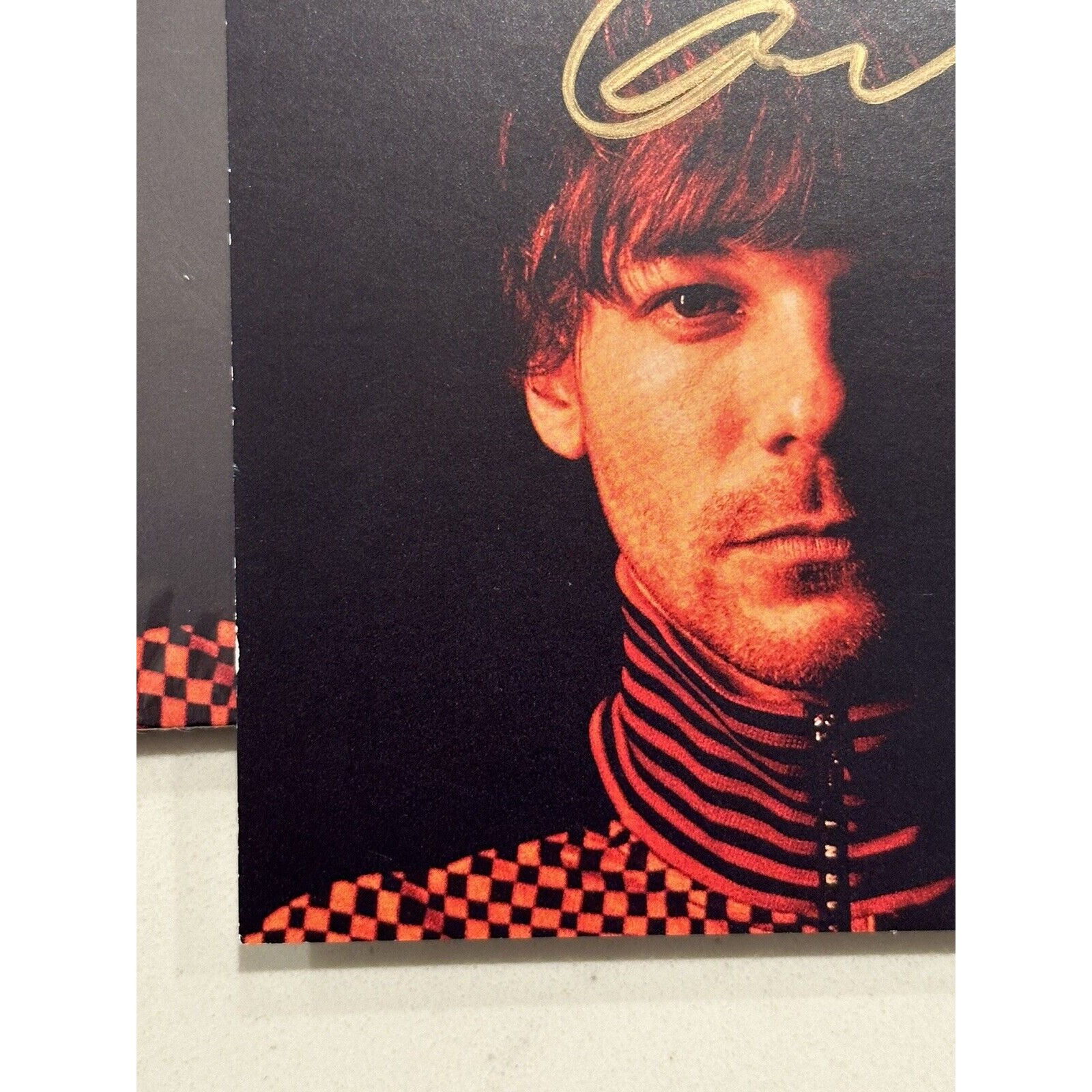 SIGNED LOUIS TOMLINSON FAITH IN THE FUTURE AUTOGRAPHED NEW CD One Direction #13 - detail