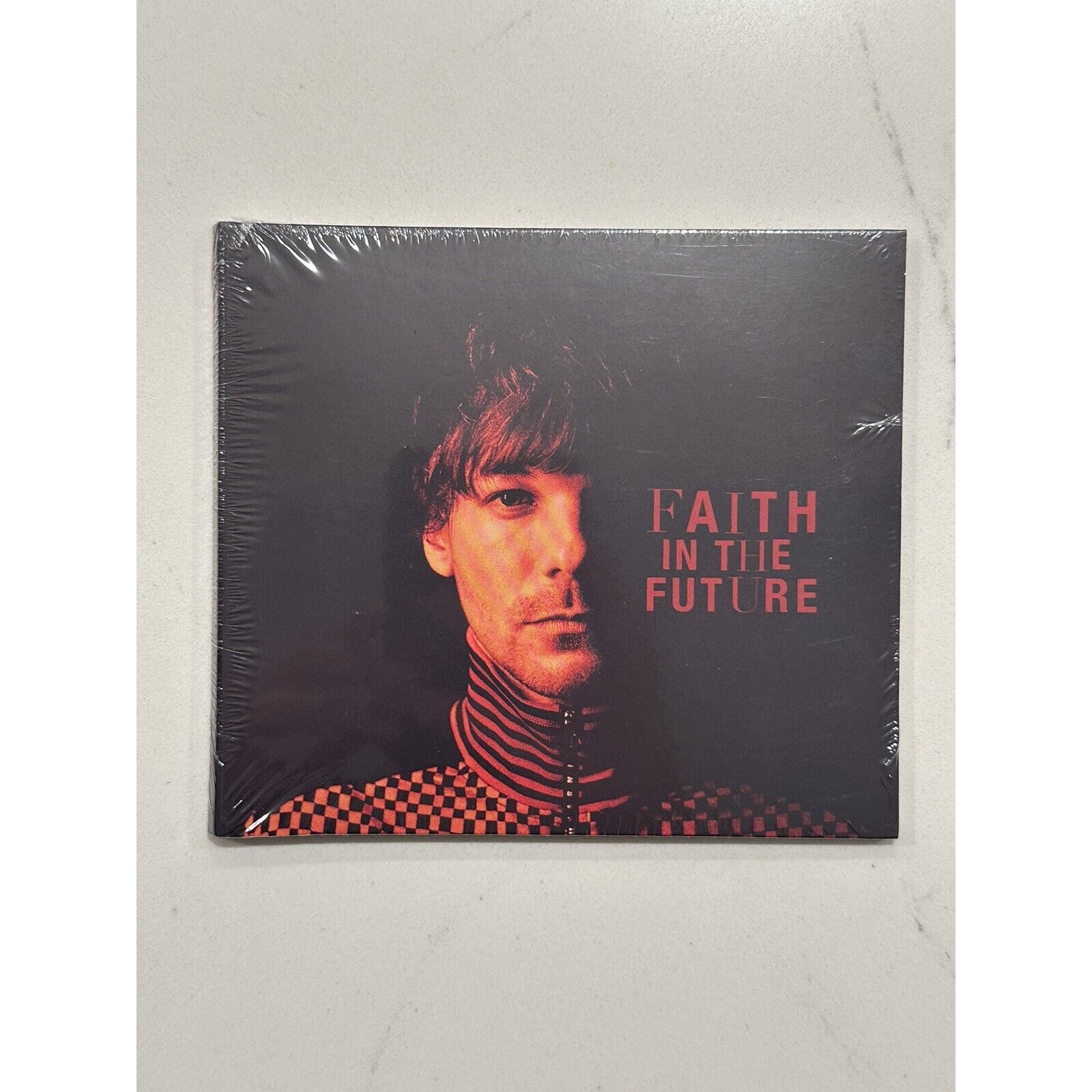 SIGNED LOUIS TOMLINSON FAITH IN THE FUTURE AUTOGRAPHED NEW CD One Direction #13 - detail